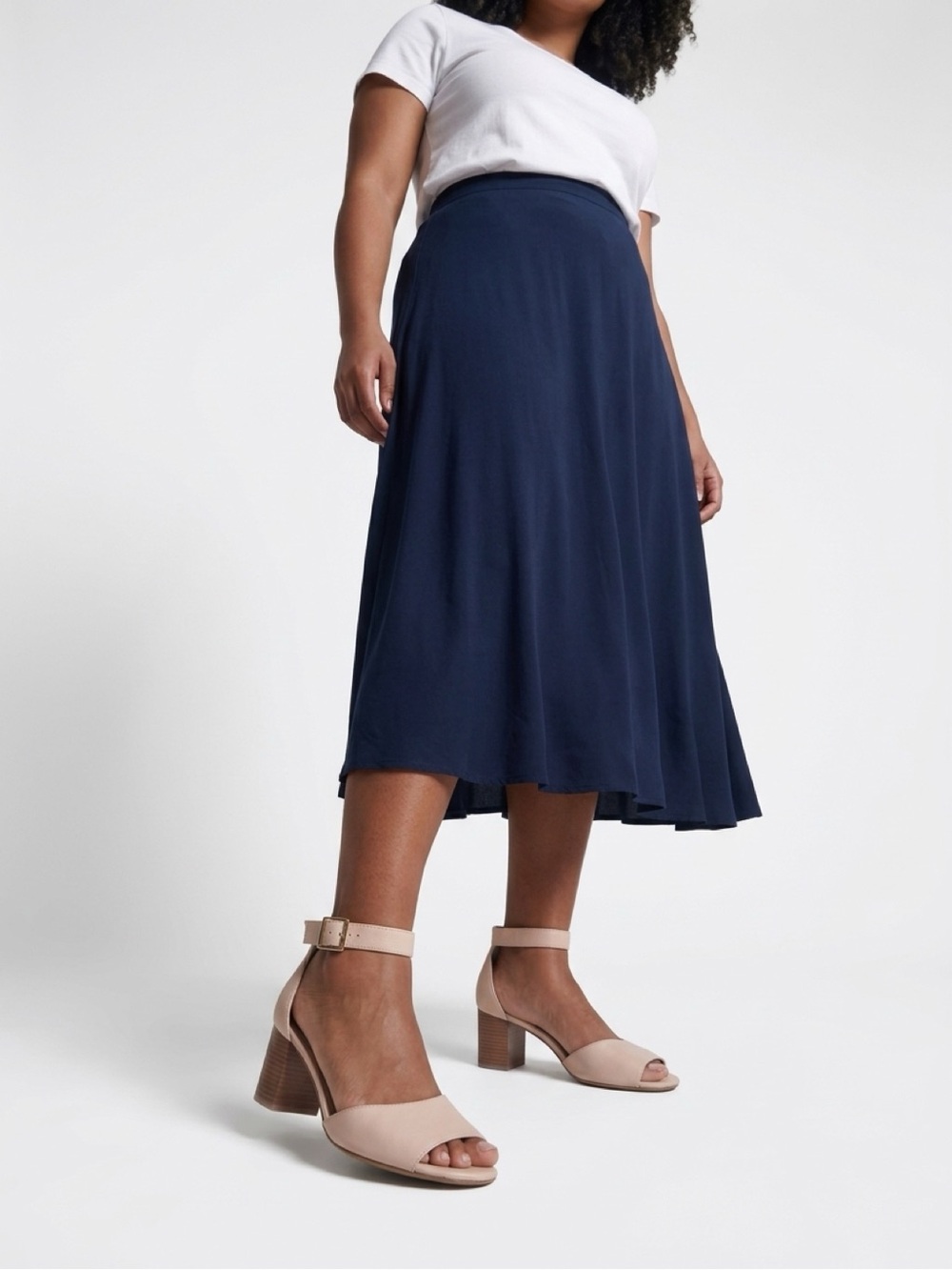 Louise et Cie Blush Open-Toe Ankle Strap Block Heels | Size 7.5